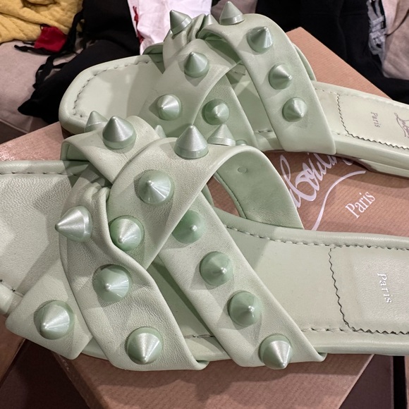 Hard to find studio green Miss Spika Club Flat - Picture 3 of 5